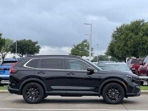Crystal Black Pearl 2025 Honda CR-V Hybrid Sport FWD