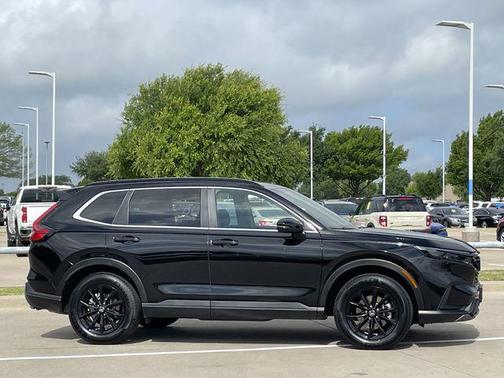 Crystal Black Pearl 2024 Honda CR-V Hybrid Sport AWD