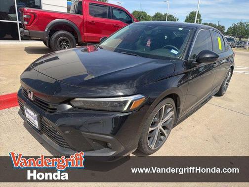 Crystal Black Pearl 2023 Honda Civic Touring