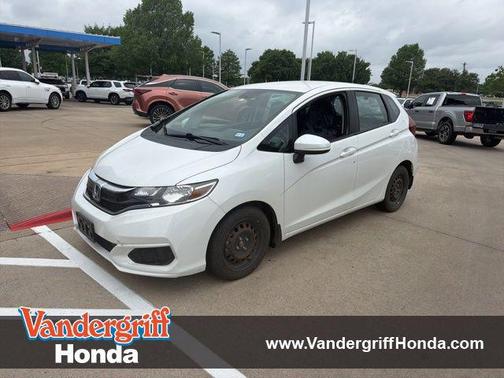 Platinum White Pearl 2019 Honda Fit LX