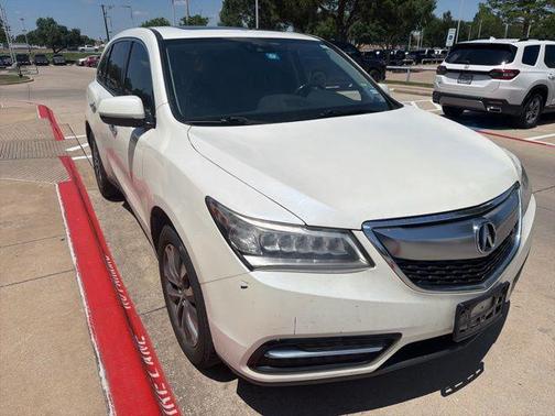 White Diamond Pearl 2016 Acura MDX 3.5L AcuraWatch Plus Package