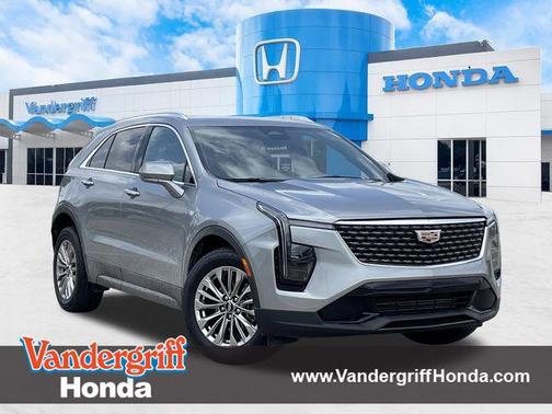 Argent Silver 2024 Cadillac XT4 Premium Luxury