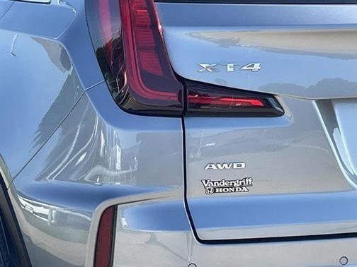 Argent Silver 2024 Cadillac XT4 Premium Luxury