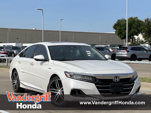 Platinum White Pearl 2021 Honda Accord Hybrid Touring