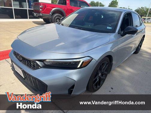 Solar Silver 2025 Honda Civic Sport