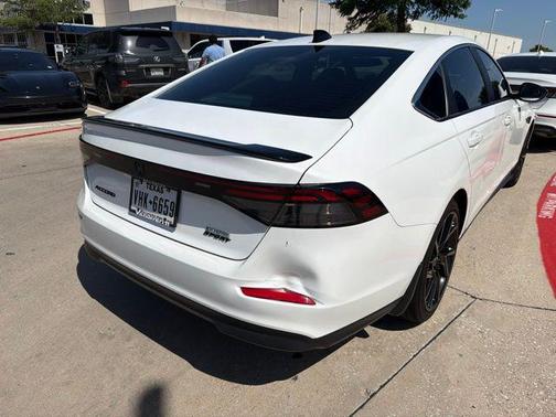 Platinum White Pearl 2024 Honda Accord Hybrid Sport