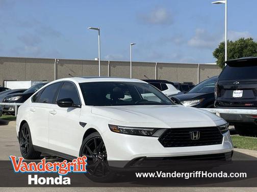 Platinum White Pearl 2024 Honda Accord Hybrid Sport