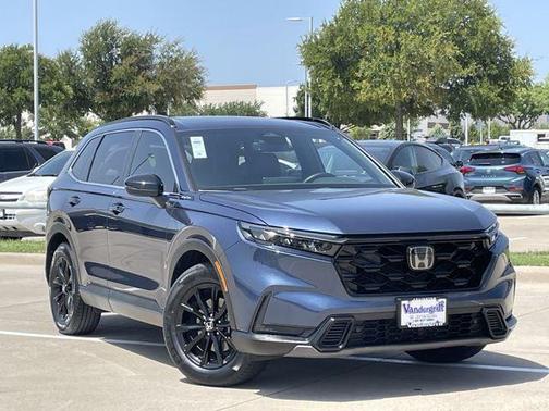 Blue 2025 Honda CR-V Hybrid Sport FWD