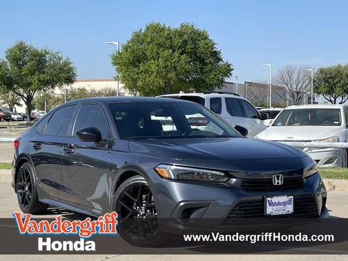 Meteorite Gray Metallic 2024 Honda Civic Sport