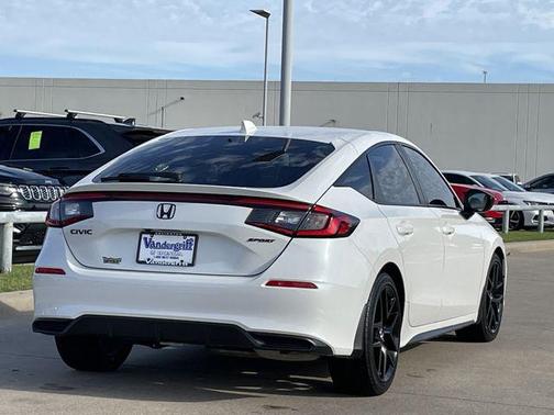 Platinum White Pearl 2025 Honda Civic Sport