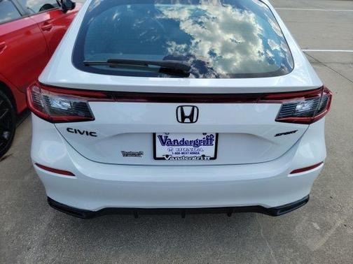Platinum White Pearl 2024 Honda Civic Sport
