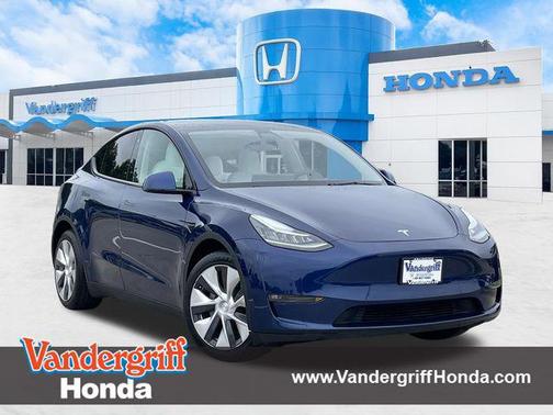Deep Blue 2021 Tesla Model Y Long Range Dual Motor All-Wheel Drive