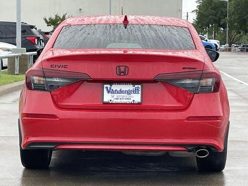 Rallye Red 2025 Honda Civic Sport