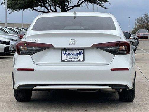 Platinum White Pearl 2026 Honda Civic LX