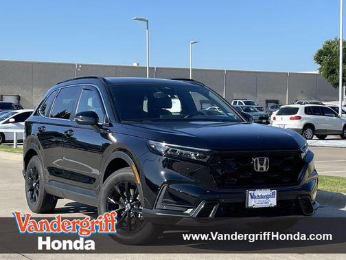 Crystal Black Pearl 2025 Honda CR-V Hybrid Sport AWD