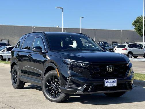 Crystal Black Pearl 2025 Honda CR-V Hybrid Sport AWD