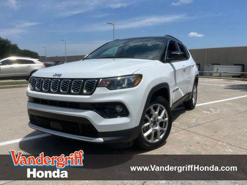 Bright White Clearcoat 2025 Jeep Compass Limited