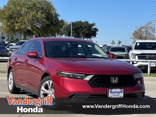 Radiant Red 2024 Honda Accord LX 1.5T