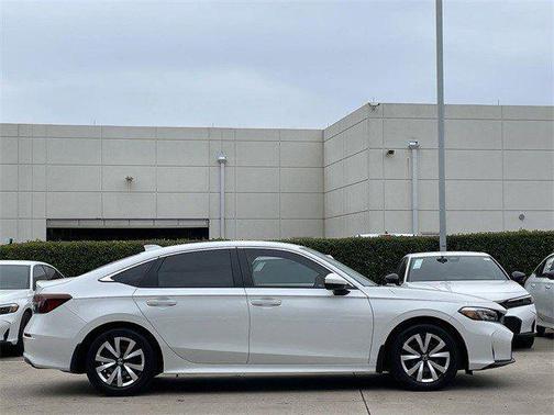 Platinum White Pearl 2026 Honda Civic LX