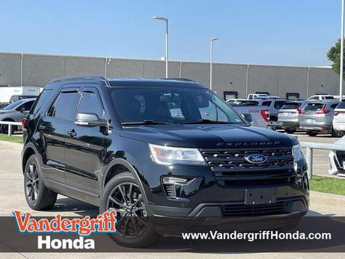 Shadow Black 2018 Ford Explorer XLT