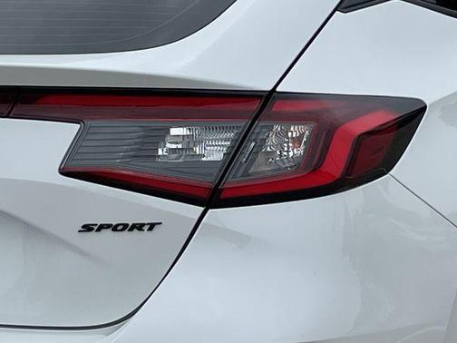 Platinum White Pearl 2025 Honda Civic Sport