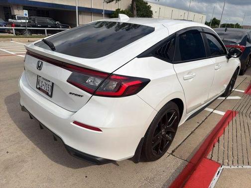 Platinum White Pearl 2025 Honda Civic Sport