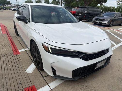 Platinum White Pearl 2025 Honda Civic Sport