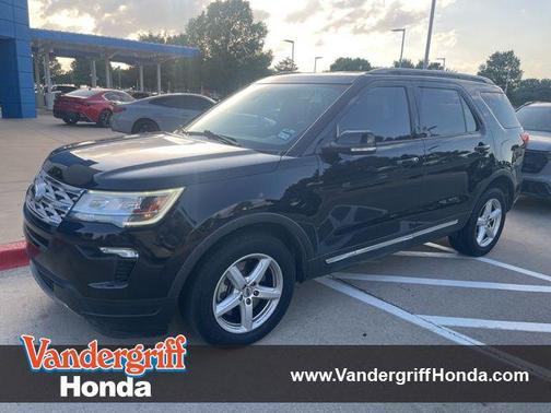 Shadow Black 2018 Ford Explorer XLT
