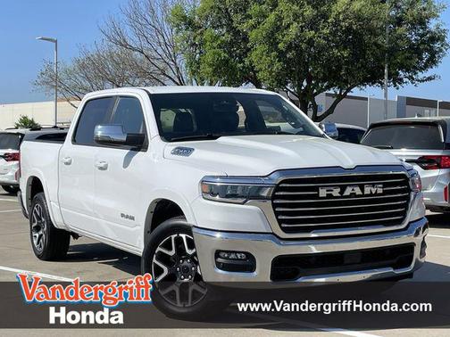 Bright White 2025 RAM 1500 Laramie