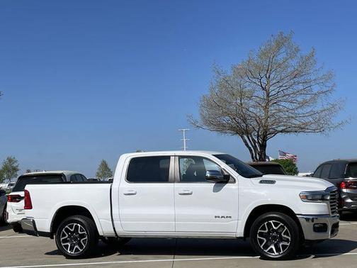 Bright White 2025 RAM 1500 Laramie