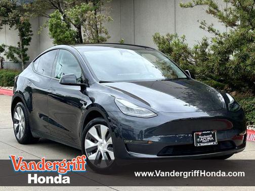 Solid Black 2024 Tesla Model Y Long Range Dual Motor All-Wheel Drive