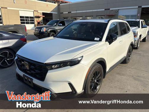 Crystal Black Pearl 2025 Honda CR-V Hybrid Sport FWD