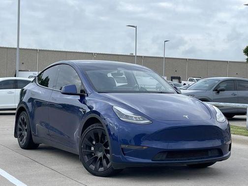 Deep Blue 2022 Tesla Model Y Long Range Dual Motor All-Wheel Drive