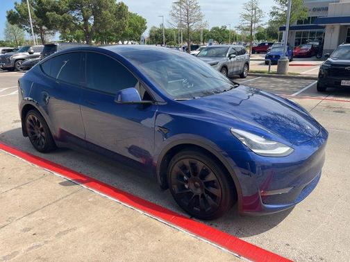 Deep Blue 2022 Tesla Model Y Long Range Dual Motor All-Wheel Drive