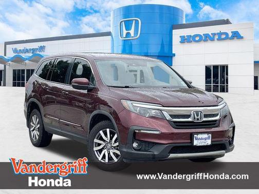 Deep Scarlet Pearl 2021 Honda Pilot AWD EX