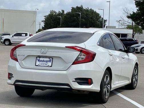 Platinum White Pearl 2019 Honda Civic LX