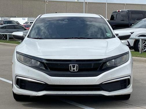Platinum White Pearl 2019 Honda Civic LX