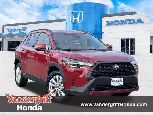 Barcelona Red 2023 Toyota Corolla Cross LE