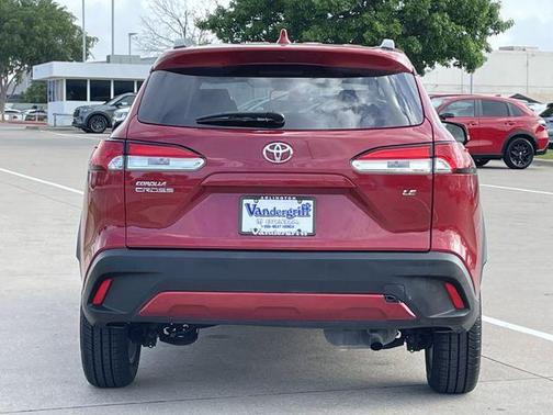 Barcelona Red 2023 Toyota Corolla Cross LE