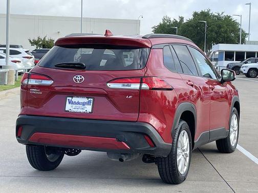 Barcelona Red 2023 Toyota Corolla Cross LE