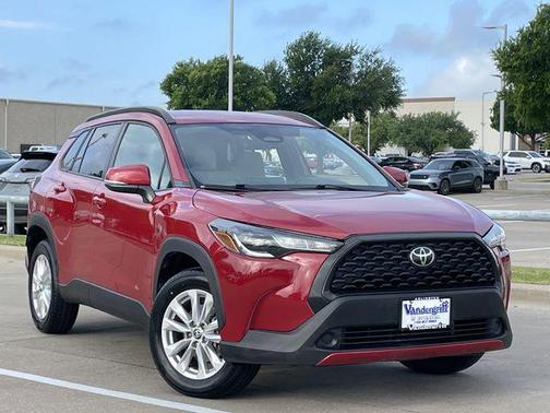 Barcelona Red 2023 Toyota Corolla Cross LE
