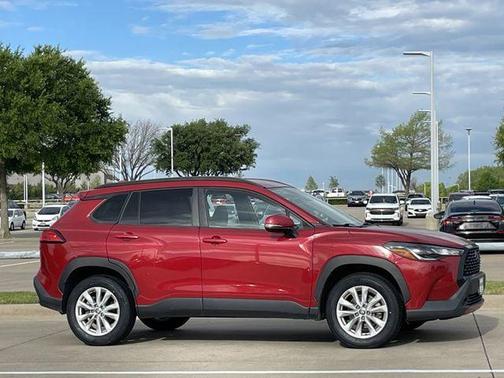 Barcelona Red 2023 Toyota Corolla Cross LE