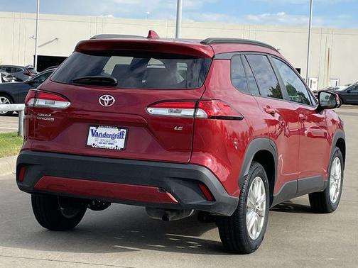 Barcelona Red 2023 Toyota Corolla Cross LE