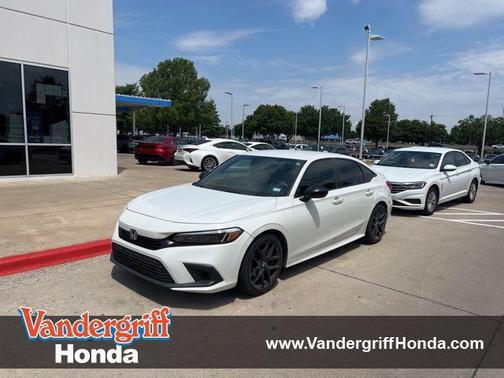 Platinum White Pearl 2022 Honda Civic Sport