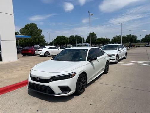 Platinum White Pearl 2022 Honda Civic Sport