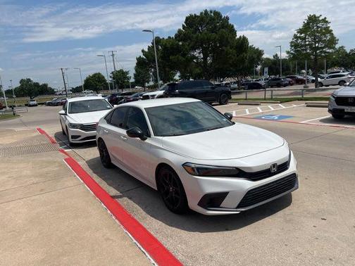 Platinum White Pearl 2022 Honda Civic Sport