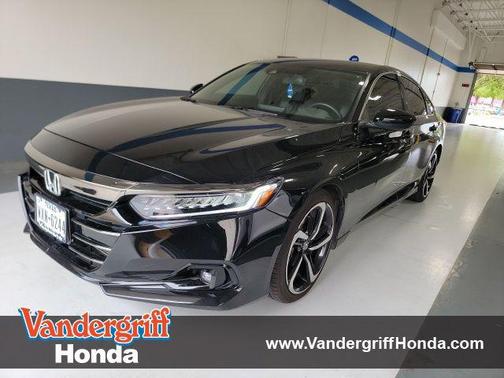 Crystal Black Pearl 2022 Honda Accord Sport 1.5T