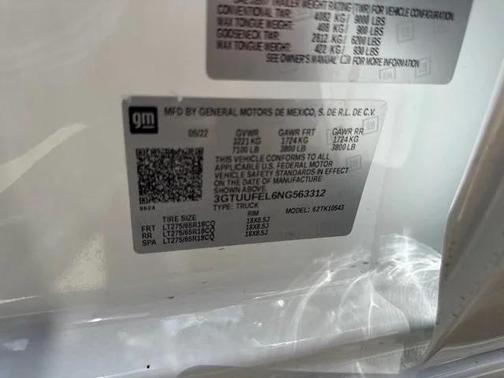 2022 GMC Sierra 1500 AT4X