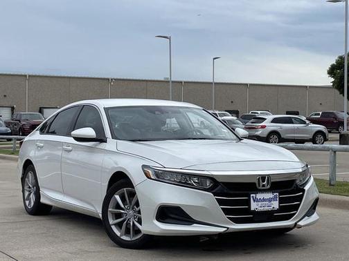 Platinum White Pearl 2021 Honda Accord LX 1.5T