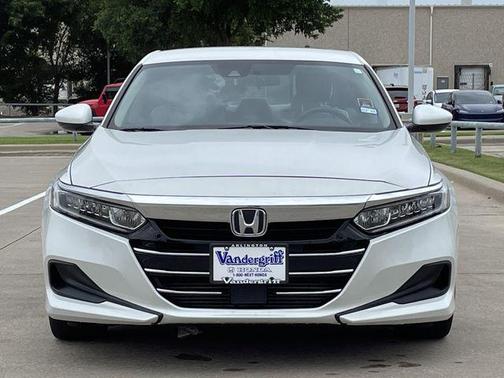 Platinum White Pearl 2021 Honda Accord LX 1.5T